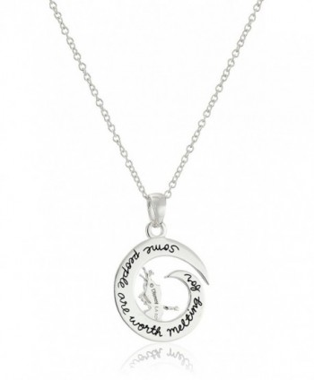 Disney Sterling Melting Pendant Necklace