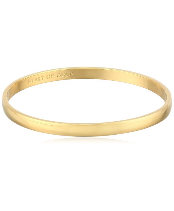 kate spade new york Idiom Collection "Heart of Gold" Bangle Bracelet- 7.75" - CA1160Q8KZH