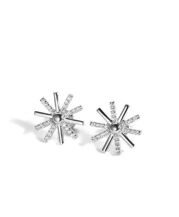KOREA JIAEN Flower Earrings Sterling earrings - Sun Flower Earrings - CK12JUEHLBT