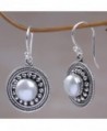 NOVICA Cultured Sterling Earrings Moonlight