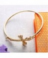 CHUANGYUN Rhinestone Bracelet Bangle Silver