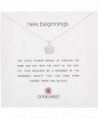 Dogeared "Reminders" New Beginnings Rising Lotus Pendant Necklace - silver - C4118SWT8G1