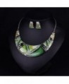 Hamer Multi color Statement Necklace Earrings in Women's Jewelry Sets