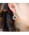 Multiple Sclerosis Awareness Earrings Rhinestones in Women's Drop & Dangle Earrings