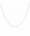 925 Sterling Silver 1MM Magic 8 Sided Italian Snake Chain - For Women - Lobster Claw Clasp 16 - 30" - CS12JXYRBHP