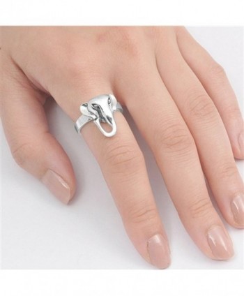 Sterling Silver Elephant Fashion Polished