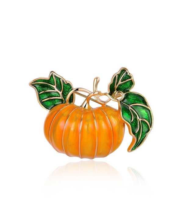 Mytys Pumpkin Brooch Pins Halloween Jewelry Fashion Enamel Pin - C0186HM86A9