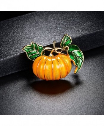 Mytys Pumpkin Halloween Jewelry Fashion in Women's Brooches & Pins