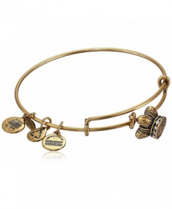 Alex and Ani Womens King's Crown Charm Bangle - gold - C1114AZG4GV