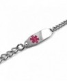 MyIDDr Pre Engraved Customizable Diabetic Bracelet in Women's ID Bracelets