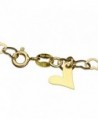 Gold Flashed Sterling Silver Anklet Adjustable