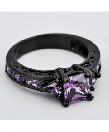 European Amethyst Pieces Promise Couples in Women's Wedding & Engagement Rings