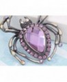 Alilang Amethyst Crystal Rhinestone Acrylic in Women's Brooches & Pins