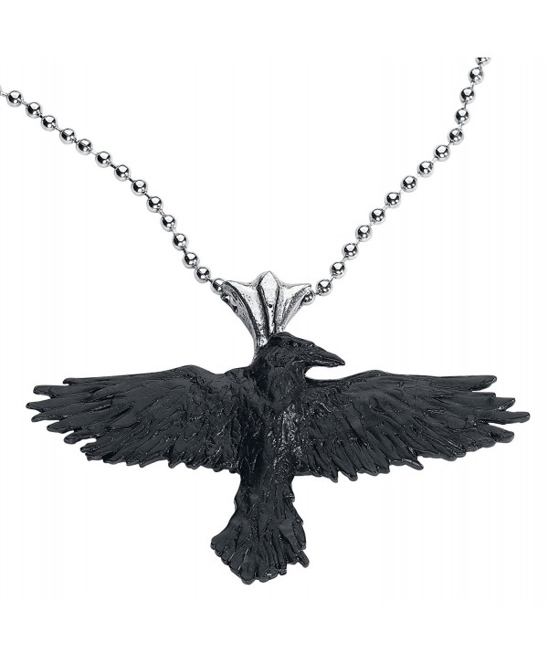 Black Raven Alchemy Gothic Necklace - CJ114KIYC0T