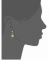1928 Jewelry Ivory Porcelain Earrings