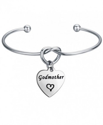 FEELMEM Godmother Bracelet Godmothers Charm Silver - Silver Godmother - CW188SWTYTG