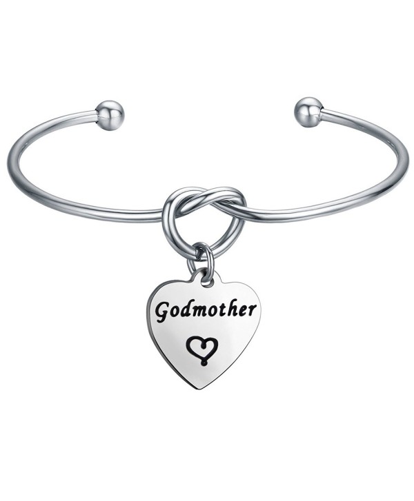 FEELMEM Godmother Bracelet Godmothers Charm Silver - Silver Godmother - CW188SWTYTG