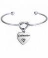 FEELMEM Godmother Bracelet Godmothers Charm Silver - Silver Godmother - CW188SWTYTG