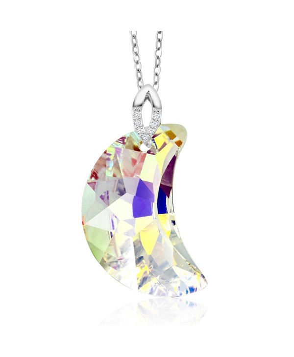 Sterling Boreale Necklace Swarovski Crystals - C911YW40H9L