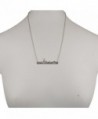 Lux Accessories Skyline Outline Necklace in Women's Pendants