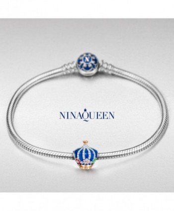 NinaQueen Coronation Sterling Christmas Anniversary in Women's Charms & Charm Bracelets