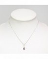 Sterling Triquetra Amethyst Gemstone Necklace in Women's Pendants