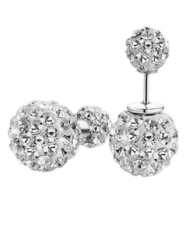 925 Sterling Silver 5mm Green Round Shape Cubic Zirconia Stud Earrings Jewelry - CG126RQ86M1