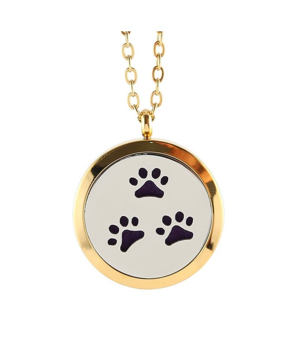 dog paw locket necklace