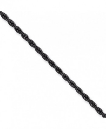 Stainless Steel IP Black-plated 2.3mm 30in Rope Chain - CK11T5O4VFT