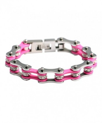 URs Stainless Bracelet Silver Polished in Women's Link Bracelets