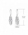 Earrings Sterling Polished Vintage Platinum in Women's Drop & Dangle Earrings