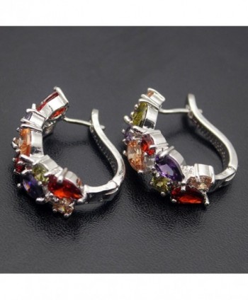 Earrings Silver Peridot Amethyst Jewelry