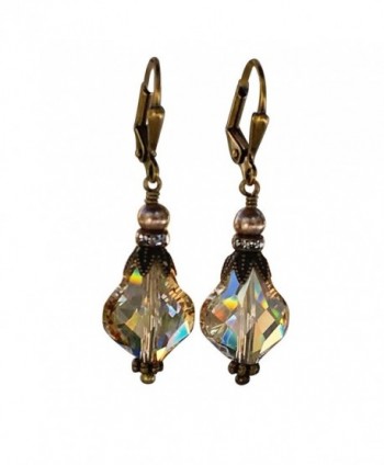 HisJewelsCreations Baroque Inspired Earrings Swarovski