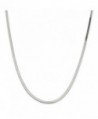 Sterling Silver Polished Herringbone Necklace