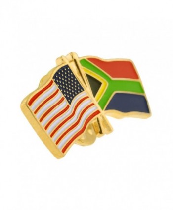 PinMarts Africa Crossed Friendship Enamel