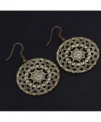 Yazilind Bohemian Vintage Craved Earrings