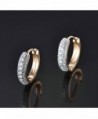 CS DB 18K swarovski Appealing Platinum in Women's Hoop Earrings