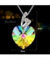 Swarovski Necklace Crystals Birthstone Valentines in Women's Pendants