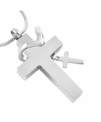 Alwayshere Memorial Necklace Stainless Cremation in Women's Pendants