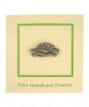 Handshake Lapel Pin 1 Count in Women's Brooches & Pins