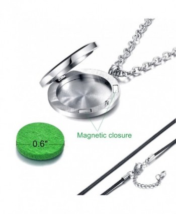 Aromatherapy Diffuser Necklace Essential Stainless in Women's Pendants