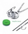 Aromatherapy Diffuser Necklace Essential Stainless in Women's Pendants