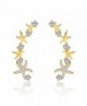 Mevecco Crawler Climber Earrings Jewelry Star3 GD - Star3 Gold - CC186L38RLN