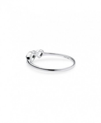 Triple Heart Interlocked Infinity Ring in Women's Wedding & Engagement Rings