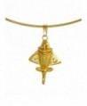 Pre Columbian Golden Jet 3 Choker Necklace