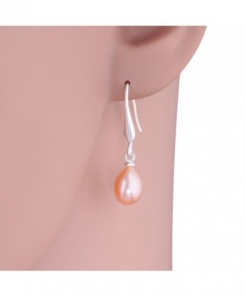 Culturaled Natural Freshwater Dangling Earrings