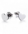 925 Sterling Silver Heart Stud Earrings for Women - CD17XXGO26O