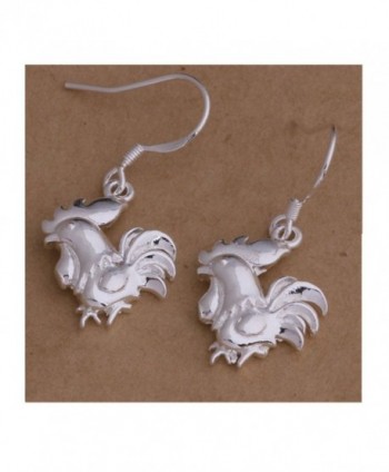 IVYRISE Fashion Jewelry Animal set white chicken Hook Dangle Earrings - CX124XDVWQH