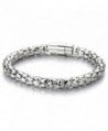 Stainless Steel Ladies Link Chain Bracelet Polished - CY12D2IHP9H