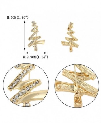 EVER FAITH Austrian Crystal Gold Tone in Women's Brooches & Pins